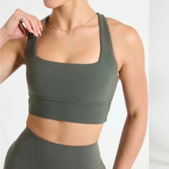 Buffbunny Revolution Sports Bra in Shadow Sage - Picture 3 of 4